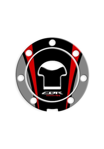 Cbr 1000rr Siyah Kırmızı Depo Kapağı Pad 2008 2013