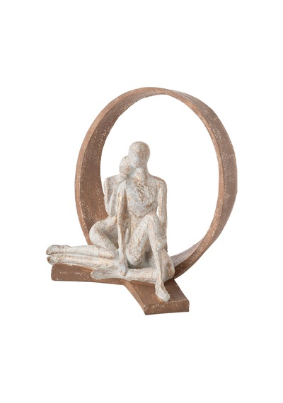 Mudo Home Couple Biblo Kahverengi 32cm