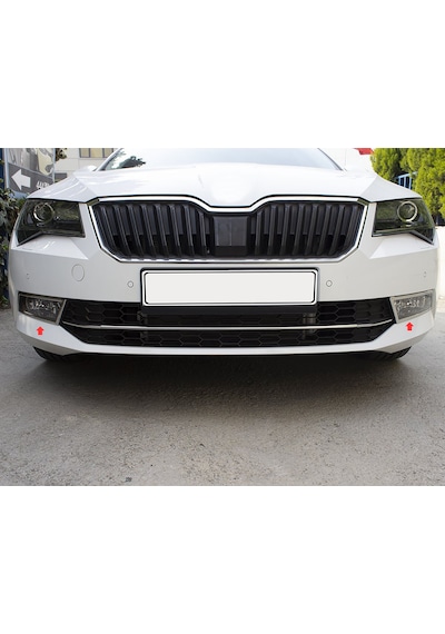 Skoda Superb Sis Far Çerçevesi - Krom 2 Parça Sd 2015-2019