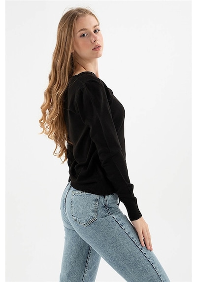 Fashion Friends Kadın Kazak Siyah 23k0244k1 24ke21000002 E2105 Siyah