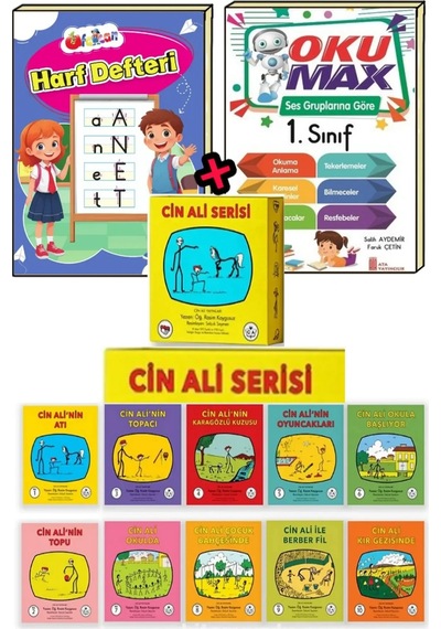 Ata Harf Defteri Anetil Oku Max Cin Ali Seti 10'lu