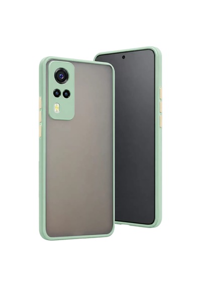 Newface Vivo Y53s Kılıf Montreal Silikon Kapak - Turkuaz Diğer