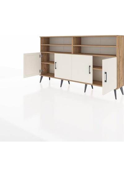 Arges Konsol 6 Raflı 4 Kapaklı 176x30x99 Çam-aytaşı/antrasit Çam-aytaşı/antrasit Arges Konsol 6 Raflı 4 Kapaklı 176x30x99 Çam-aytaşı/antrasit Çam-aytaşı/antrasit