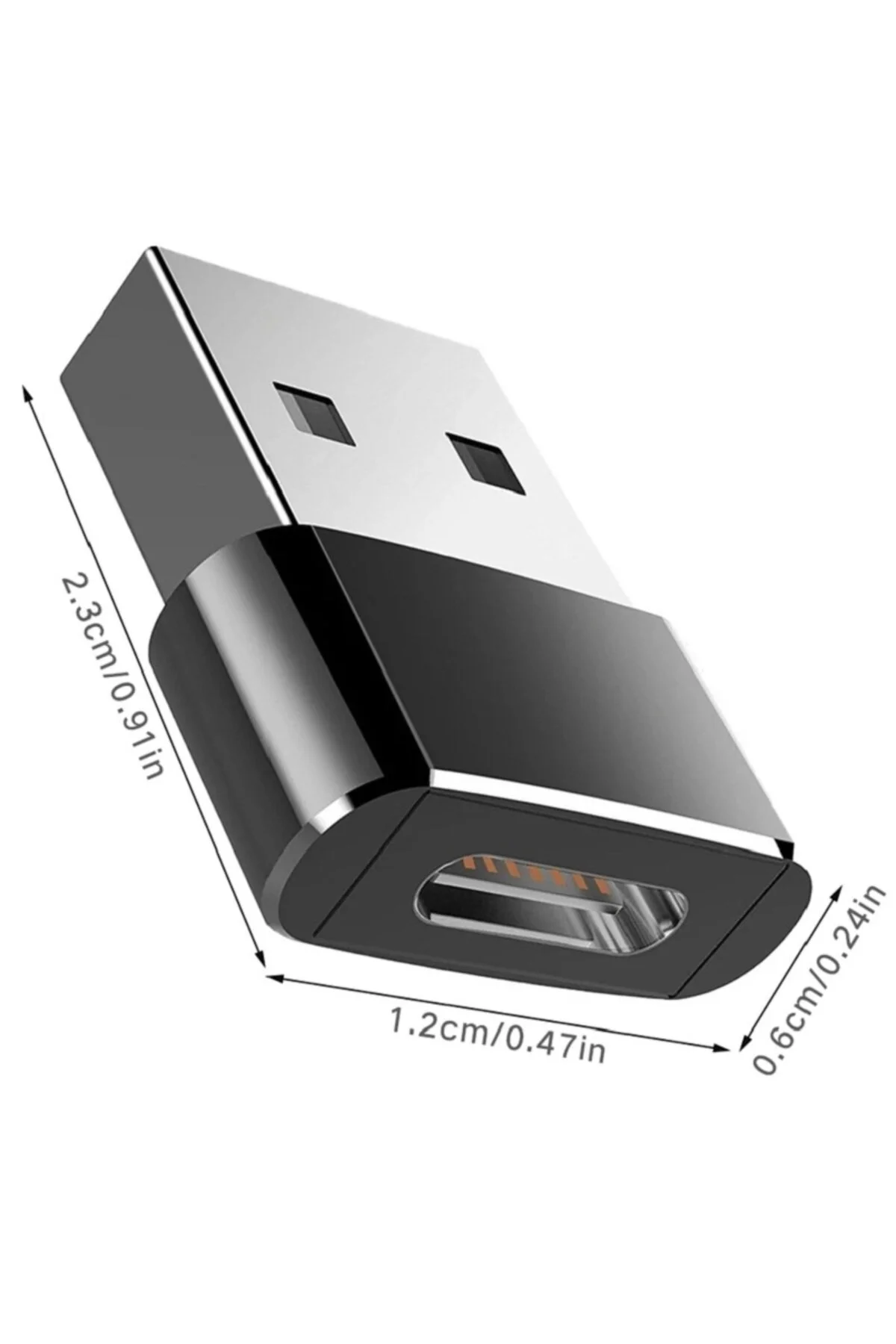 Type-c To Usb Yüksek Hızlı Usb C Tipi Kadın Usb Tip A Erkek Hızlı Şarj Data Otg Adaptör Dönüştürücü