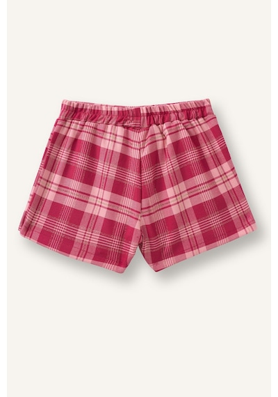 Defacto Ekose Desenli Pileli Flanel Etek Kız Bebek I3965a526aupn632 Pembe-pn632