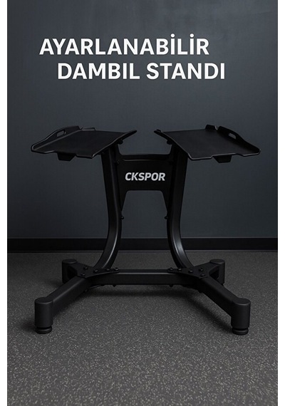 Dambıl Standı Siyah Fitness Ve Spor Ekipmanı Organizatörü