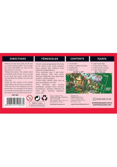 Anatolian Puzzle Halısı - 3000 Parçaya Kadar 9003