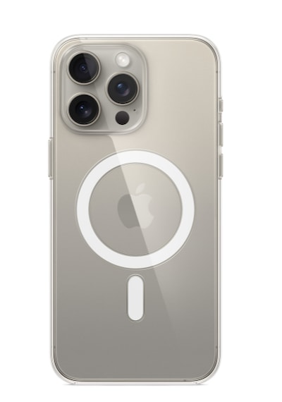 Apple Uyumlu iPhone 15 Pro Max Magsafe İle Şeffaf, Manyetik Kılıf,+kırılmaz Cam 2si1 Arada Şeffaf