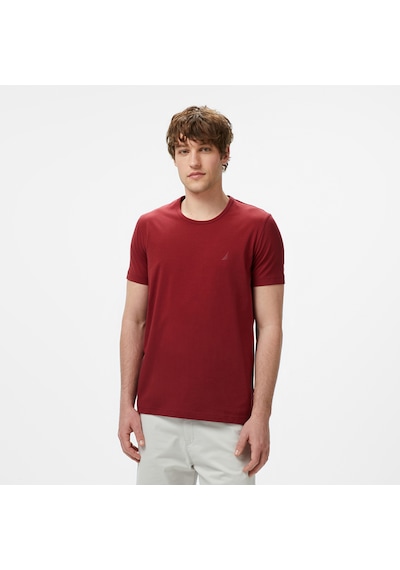 Nautica Erkek Kırmızı Regular Fit T-shirt 026 V55009t Kırmızı