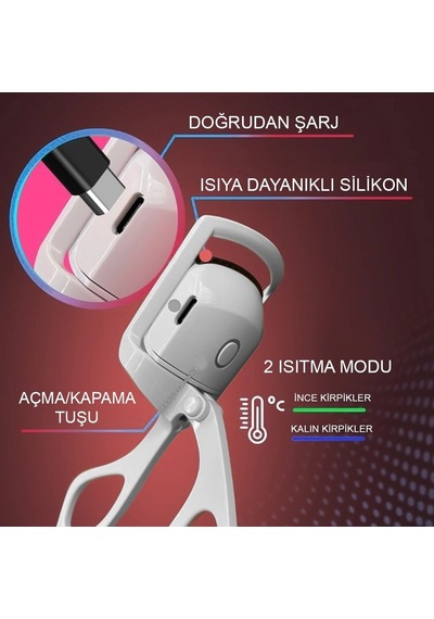 Elektronik Kirpik Kıvırıcı