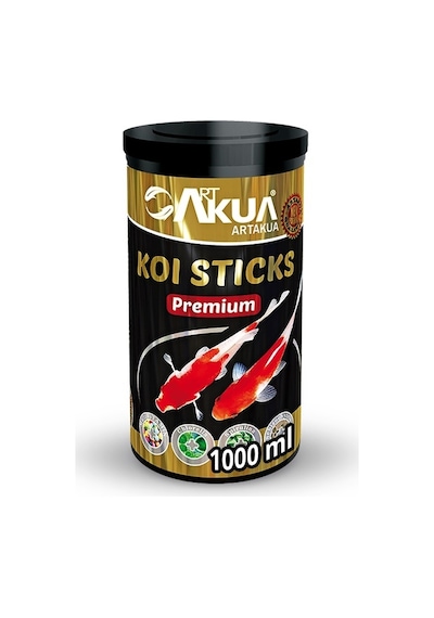 Artakua Koi-Sticks Premium 1000 Ml 400 Gam Balık Yemi 1.5 Mm