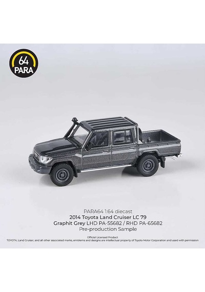 Para64 Toyota 2014 Land Cruiser Double Cab Pickup Lc79 Graphite Grey Rhd Pa-65682 Çok Renkli