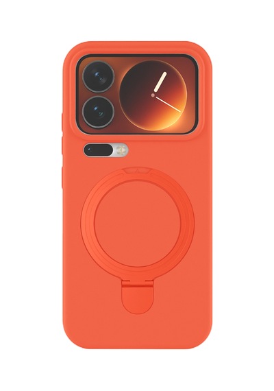 Xiaomi Mi 17 Pro Regal Magsafe Standlı Kapak - Turuncu Standart