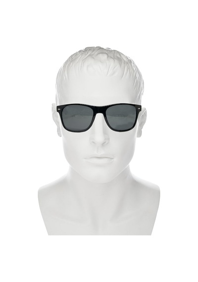Vintage Fashion Hafif Unisex Güneş Gözlüğü Güneş Gözlüğü Siyah Çerçeve Oval Mo.11 Siyah