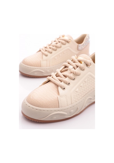 Dgn B3001 Kadin Sneakers Ayakkabi Bej
