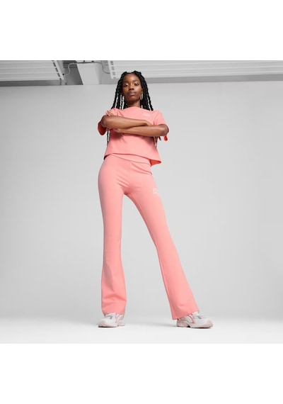Puma Class Relaxed Crop Kadın Pembe Günlük Stil T-shirt 68503018 1640521 Pembe