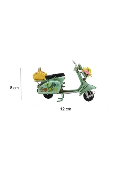 Dekoratif Metal Scooter Önü Sepetli 69983273