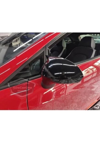 ŞüsCarOto Seat İbiza MK4 2009-2017 Batman Yarasa Ayna Kapağı Piano Black ABS Plastik (00)