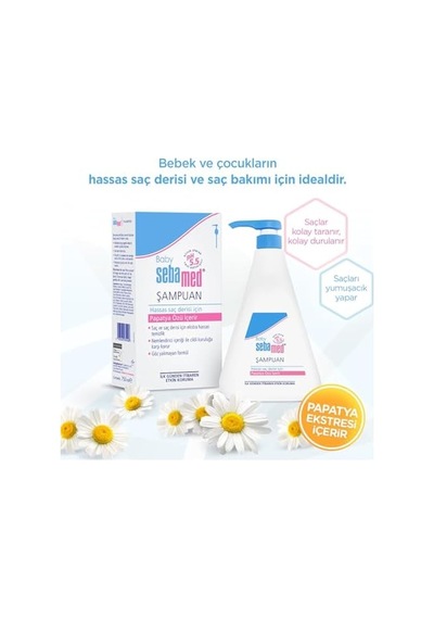 Baby Ph 5.5 Göz Yakmayan Formül Nemlendirici Etkili Papatya Özütlü Bebek Şampuanı 750 Ml Açik Gri