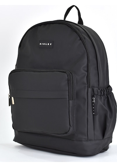 Sisley Okul Sırt Çantası Unisex Çok Gözlü Günlük Seyahat Sırt Çantası Siyah 12913