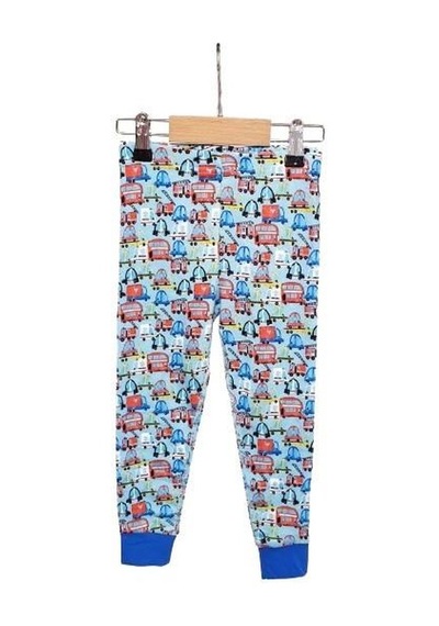 Sea Bubbles Arabalı Çocuk Pijama Takımı Mavı