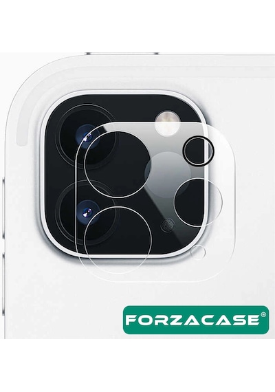 Forzacase Apple Uyumlu iPad  Pro 11 2024 İle Kamera Lens Koruyucu Cam Filmi - Fc378 Renksiz