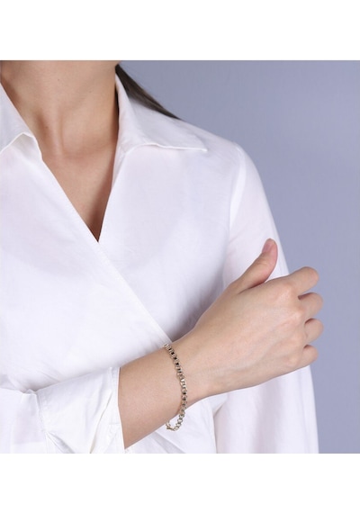 Diamond Line - Gülaylar - Sarı Altın 14 Ayar Trend Bileklik Standart N11.21776 Sarı Altın
