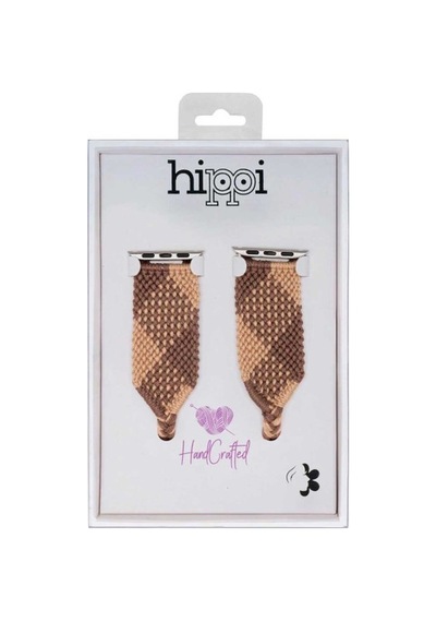 Hippi Matchless Siyah Örgü Apple Uyumlu Watch  Kordonu 38-40-41 Mm
