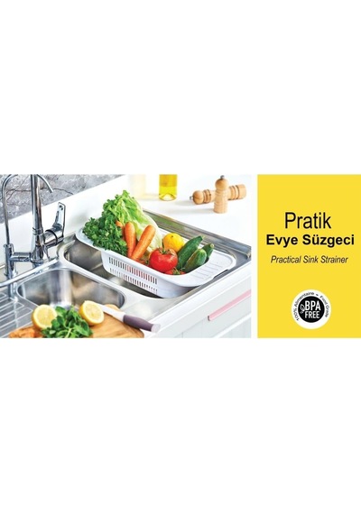 Evye - Lavabo Süzgeci Bulaşık-sebze Kurutmalık-plastik Çok renkli