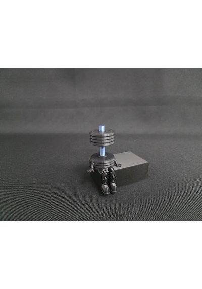 Spor Temalı Dekoratif Dambıl Figürlü Masaüstü Biblo Modern Tasarım 5x7x6 Cm