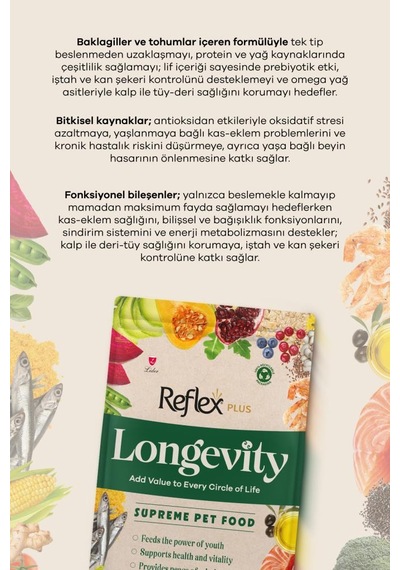 Reflex Plus Longevity Çok Küçük Irk Yetişkin Köpek Maması 700g