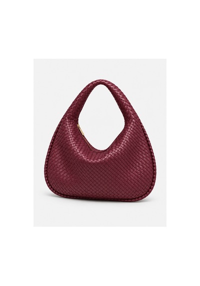 Nura Collection Kadın Yumuşak Form Örgü Hobo Çanta - Bordo - 910227189 Bordo