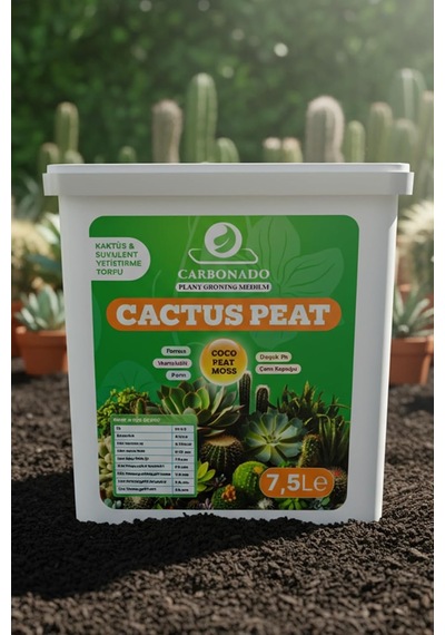 Tr Cactus Peat 7,5 Litre Kaktüs Ve Sukulent Yetiştirme Torfu 0