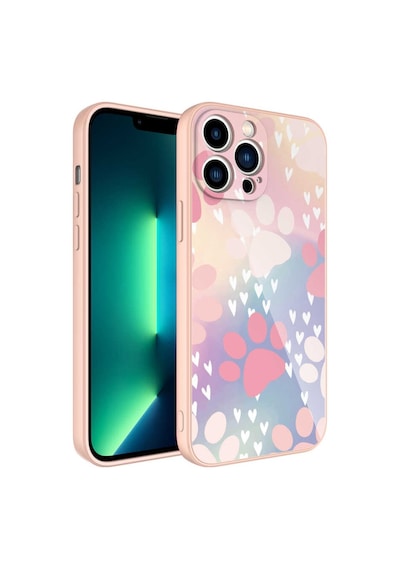 Apple Uyumlu iPhone 13 Pro Kılıf Kamera Korumalı Desenli Sert Silikon Ka