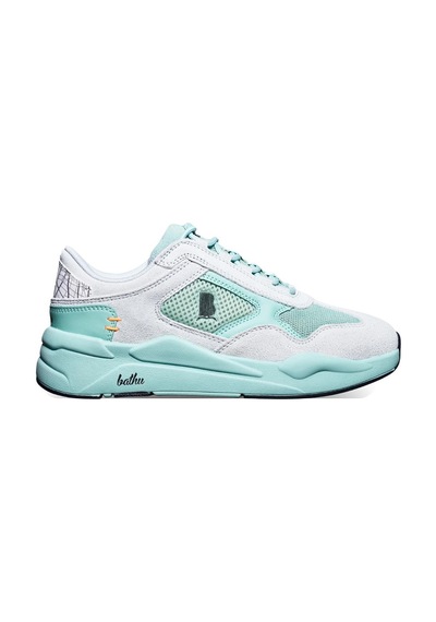 Bathu 10/43 Erkek Deri Sneaker - Pastel Yeşil Yeşil