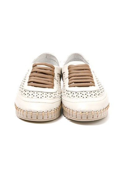 Sneaker Günlük Kadın 52p1 Frau Soft Panna Off White Panna Çok Renkli
