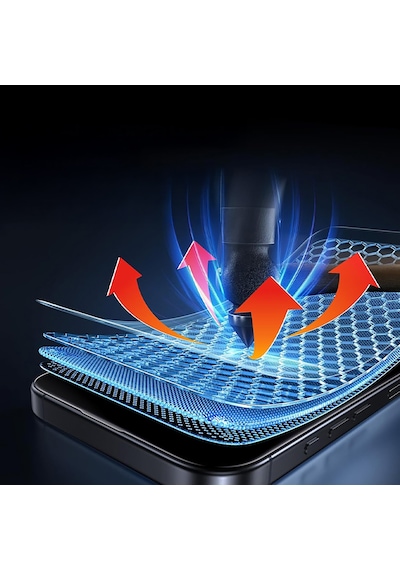 Apple Uyumlu iPhone 17 Air Zore Etnaa Cam Ekran Koruyucu