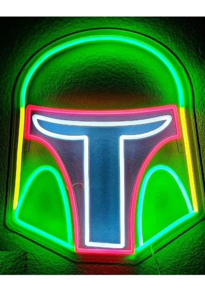 Neon Led Kask Gece Lambası Renkli
