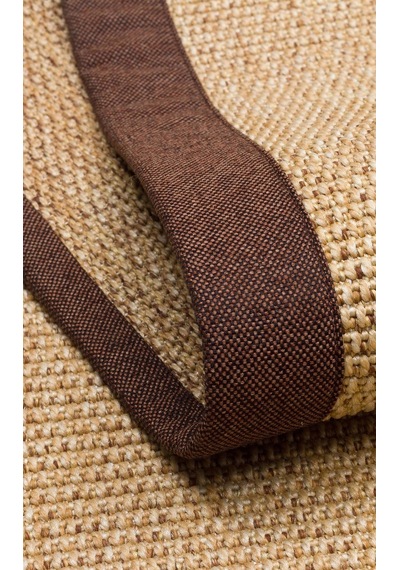 Eko Halı Ventura Vnt 2702 Gold Bordür Brown Mix Sisal Görünümlü İç Ve Dış Mekan Uyumlu Hav Vermeyen