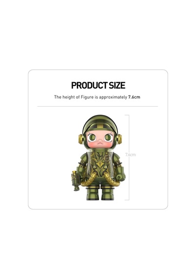 Pop Mart Mega Space Molly 100% Clot-olive Alienegra Serisi Figür, Koleksiyonluk Aksiyon Figürü, Anime Art Toy Biblo