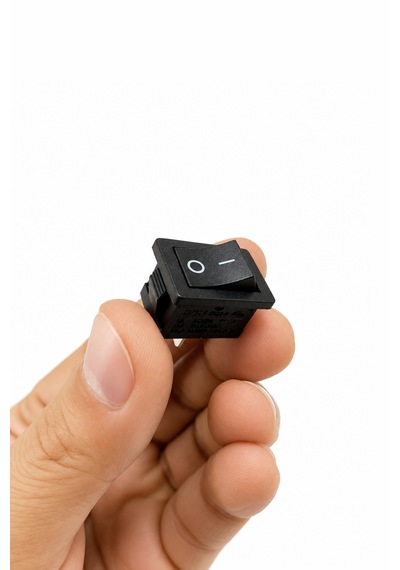 Kare Işıksız On/off Anahtar Switch 2 Pin 15x21 Mm Siyah Anahtar 10 Adet 6a/250vac 10a/125/250cac