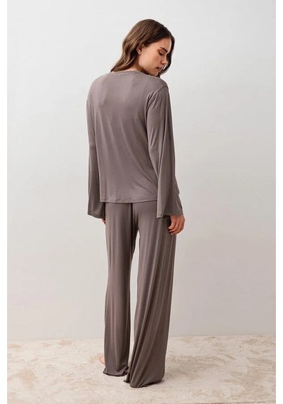 Artış Collection Artış 20210 Bayan Pijama Takımı VİZON