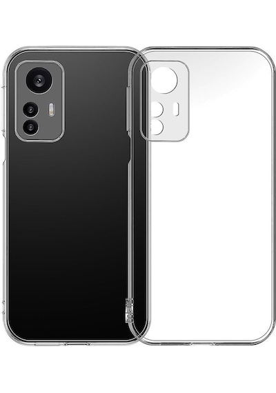 Xiaomi Redmi Note 12s Kılıf Kamera Korumalı Süper Silikon Kılıf Renksiz