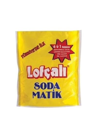 Lofçalı Soda Matik Kireç Önleyici, Beyazlatıcı, Leke Çıkarıcı Çamaşır Sodası 1 X 1000 G