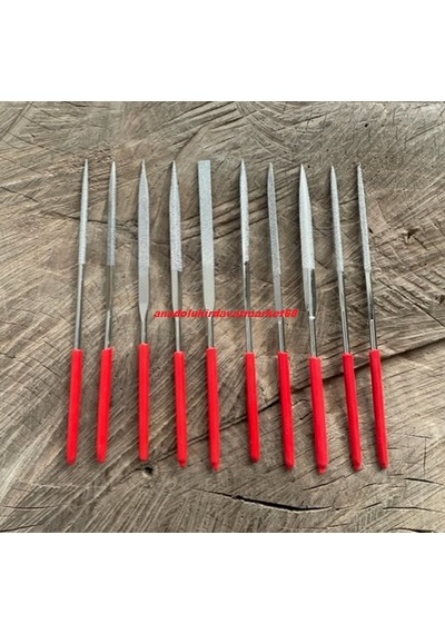 Dmr Çelik Elmas Eğe Seti Metal Çelik Eğe Ve Törpüleme Set Çelik Eye Seti 10pcs