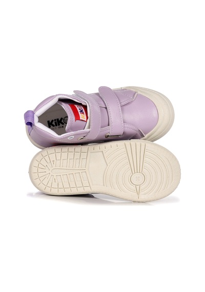 Kiko Kids Garf Günlük Cırtlı Kız Çocuk Bot Ayakkabı Lila Lila