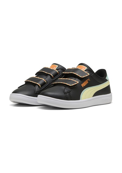 Puma Smash 3.0 Playdate V Ps Çocuk Spor Ayakkabı Siyah Siyah