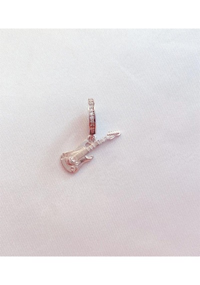 Celikchi Gümüş Bileklik Gitar Model Charm