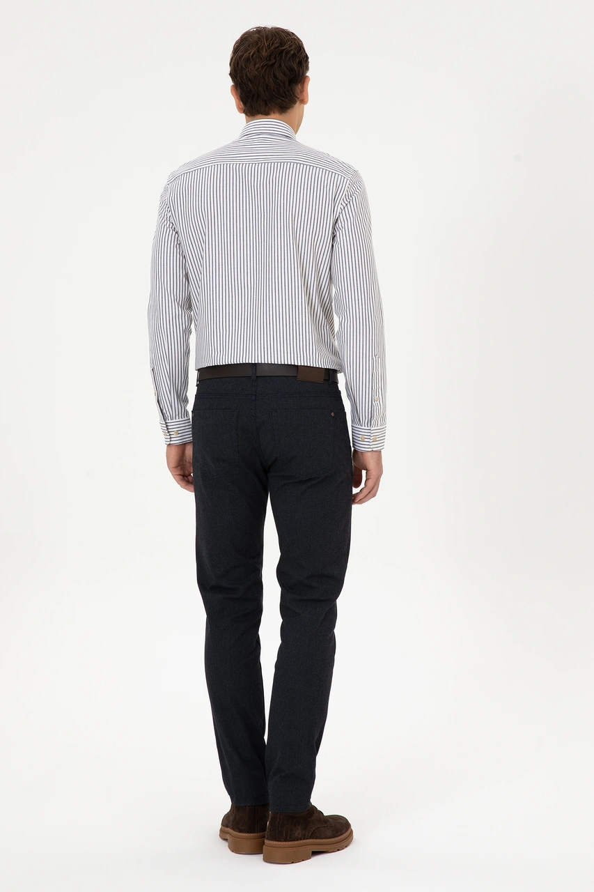 U.S. Polo Assn. Erkek Lacivert Slim Fit Kanvas / Chino Pantolon 50311608-VR033 U.S. Polo Assn. Erkek Lacivert Slim Fit Kanvas / Chino Pantolon 50311608-VR033