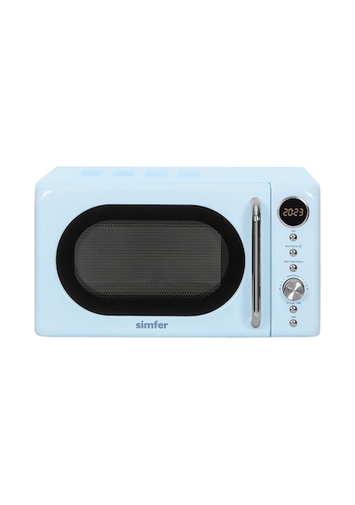Simfer 4606 20Litre Retro Mikrodalga Fırın Dijital Mavi